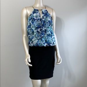 BISOU BISOU halter neck style floral dress